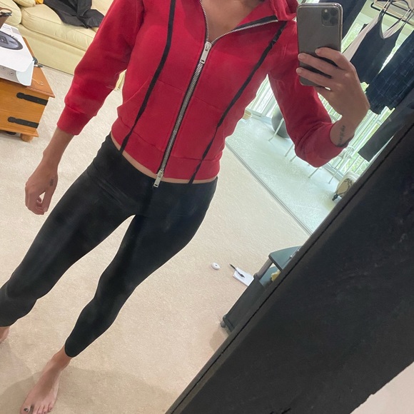 Ben Taverniti Unravel Project hooded red sweatshirt - Picture 11 of 11